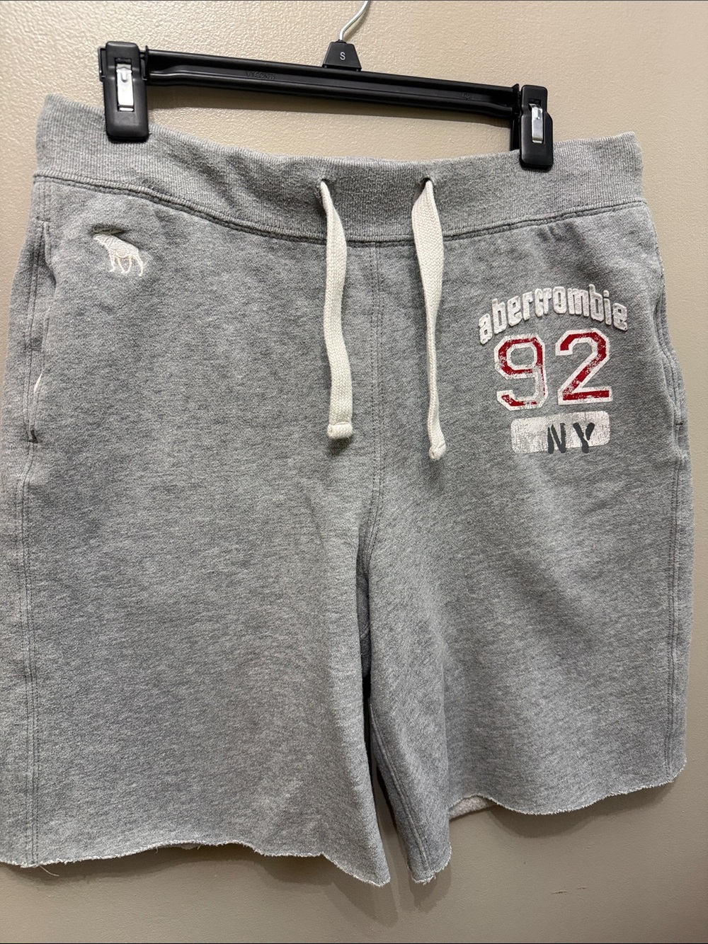 Abercrombie & Fitch Gray Men's 92 NY Sweat Hybrid Shorts